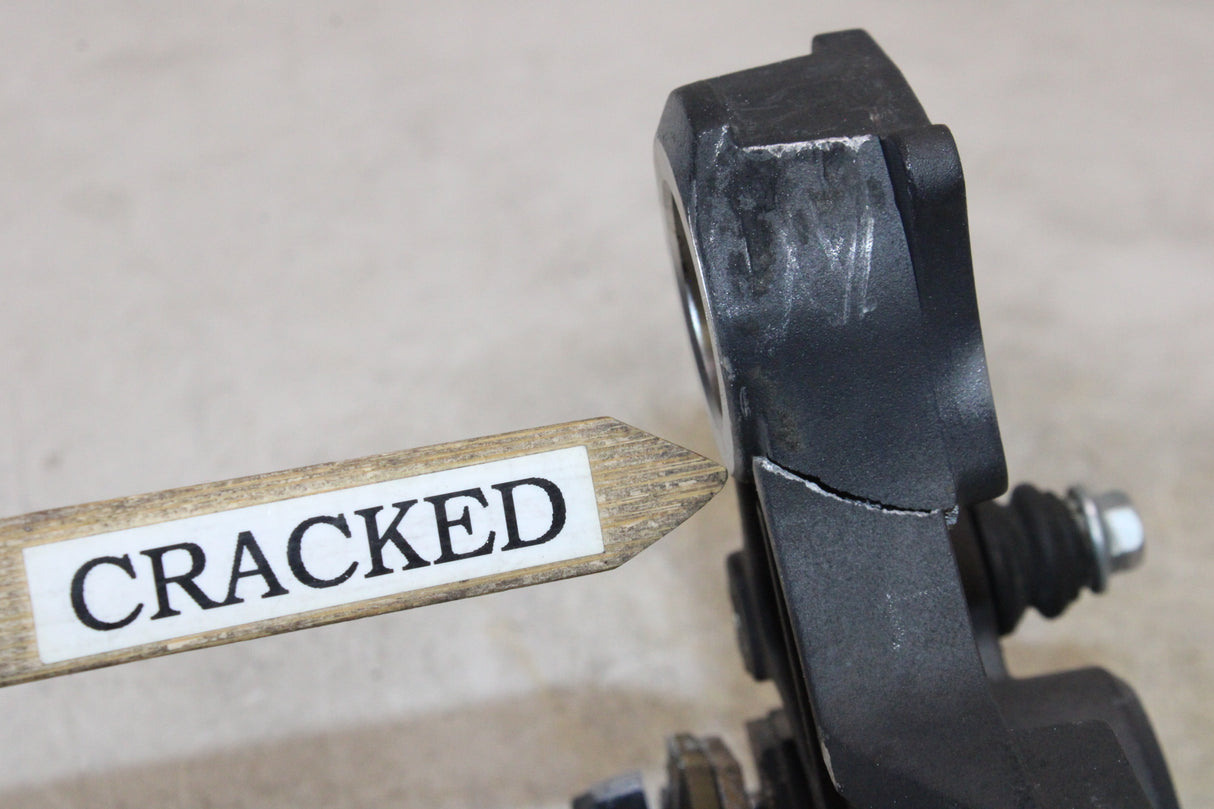 2007 Suzuki GSXR600 OEM REAR BACK BRAKE CALIPER W MOUNT BRACKET