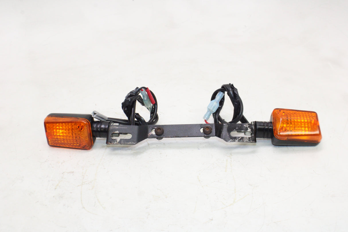 2009 Yamaha YZF R1 REAR LEFT RIGHT TURN SIGNALS LIGHT INDICATORS W BRACKET