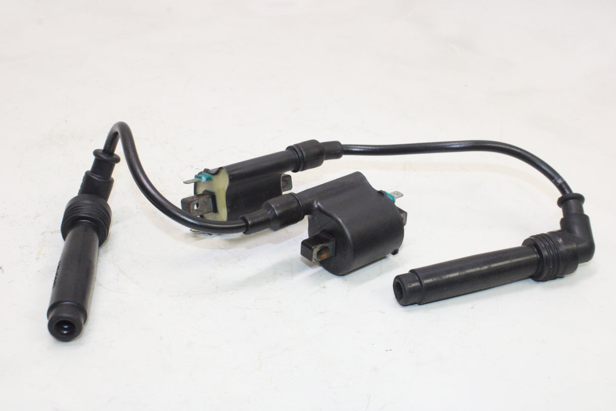 2009 Kawasaki Ninja 250R EX250J OEM IGNITION COILS COIL SPARK PLUG CAPS