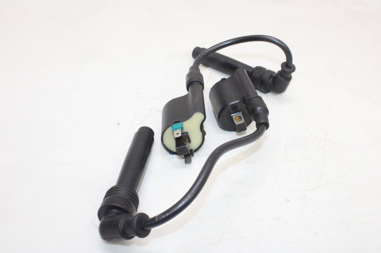 2009 Kawasaki Ninja 250R EX250J OEM IGNITION COILS COIL SPARK PLUG CAPS