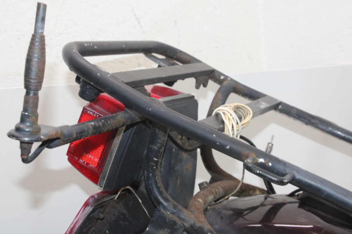 1981 Honda Goldwing 1100 GL1100 OEM REAR BACK FENDER MUD GUARD W LUGGAGE RACK