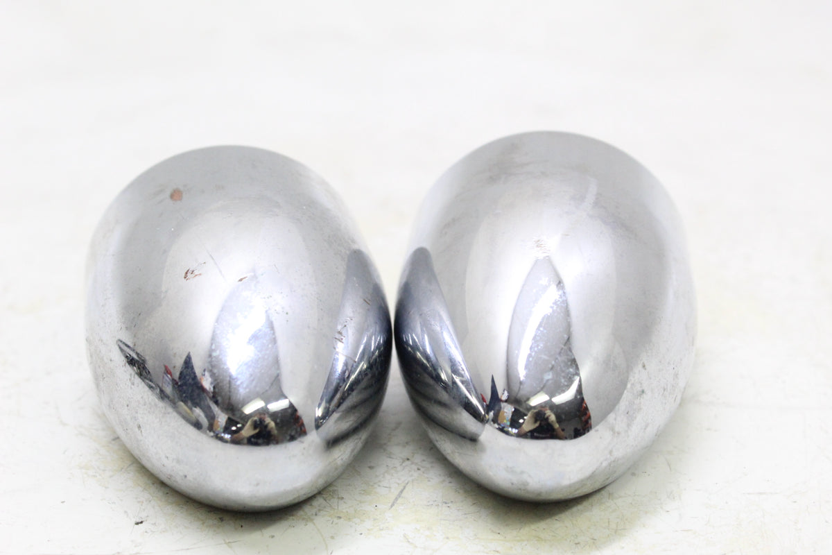 2005 KAWASAKI VULCAN 1500 VN1500 Chrome Bullet Front Axle Nut Covers Pair