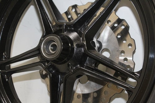 17-23 Kawasaki Z125 Pro Front Wheel Rim Tire W/ Rotor OEM