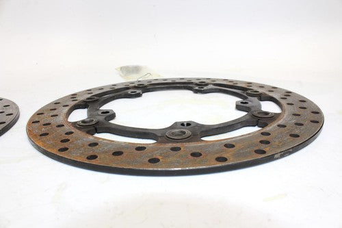 2005 YAMAHA YZF R6 FRONT LEFT RIGHT BRAKE ROTORS DISCS 5SL-2581T-00-00 OEM