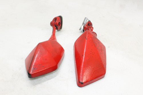 2008-12 Kawasaki Ninja 250r Ex250j Rear View Mirror Set Pair Mirrors