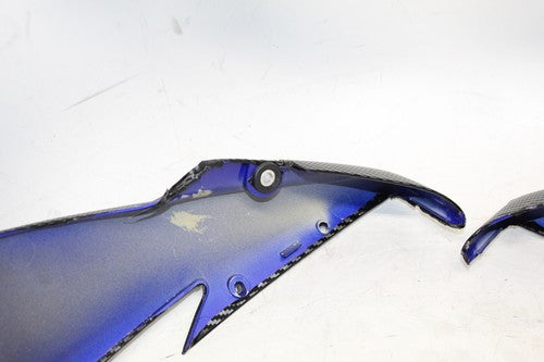 2009 Yamaha Yzf R6s Left Right Lower Mid Upper Side Fairing Cowl Set OEM Carbon