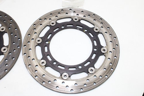 2002-03 Yamaha Yzf R1 Front Left Right Brake Rotors Discs 5jj-2581t-11-00 OEM