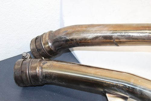 2010 Kawasaki Ninja Zx14 Zx1400c Exhaust Pipe Muffler Slip On Can Silencer