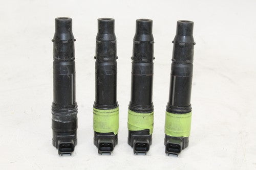 2011-15 Kawasaki Ninja Zx10r Zx1000j Ignition Coils Coil Spark Plug Caps OEM