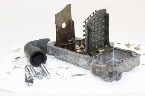 1986 Kawasaki Ninja 1000r Zx1000 Engine Oil Filter Breather Body Bracket Pan OEM