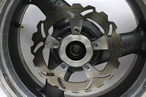 2003 Kawasaki Ninja Zx7r Zx750p Rear Back Wheel Rim With Rotor