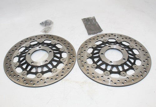 2011 Triumph Rocket Iii 3 Front Left Right Brake Rotors Discs OEM