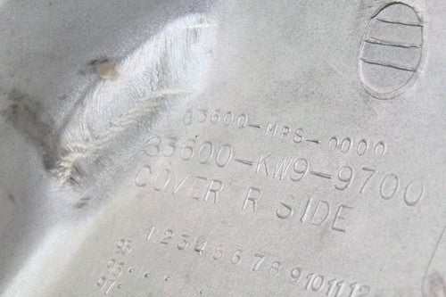 2000 Honda Shadow Vt600cd Right Side Cover Panel Cowl Fairing OEM 33600-KW9-9700