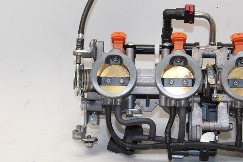 2013 Kawasaki Ninja Zx6r Zx636 Abs Main Fuel Injectors / Throttle Bodies