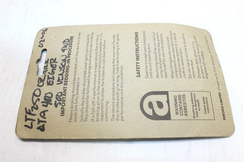 FDB 250 Brake Pads 13-1134