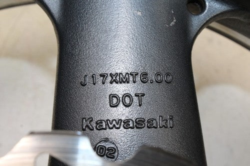 2003 Kawasaki Ninja Zx7r Zx750p Rear Back Wheel Rim With Rotor