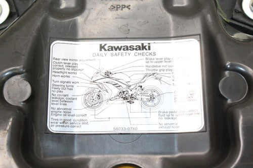 2013 Kawasaki Ninja 300 Ex300a Rear Back Passenger Tandem Seat Pad Saddle