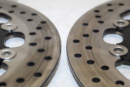 2011 Triumph Rocket Iii 3 Front Left Right Brake Rotors Discs OEM