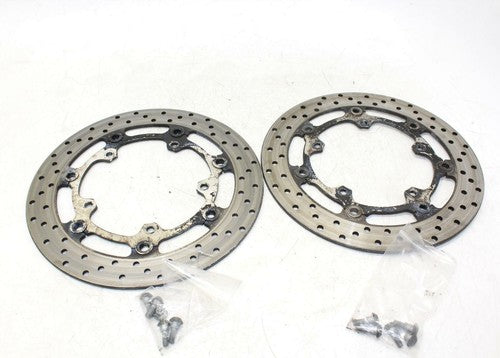 03-05 Yamaha Yzf R6 Front Left Right Brake Rotors Discs OEM