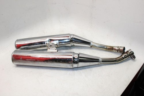 2006 Kawasaki Ninja 250r Ex250f Exhaust Pipe Muffler Slip On Can Silencer Pair