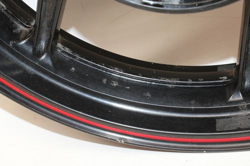 2010 Kawasaki Ninja 250r Ex250j Rear Back Wheel Rim With Rotor