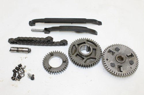 1993 Yamaha Virago 1100 Xv1100 Cam Chain With Guides & Gears W/ Springs OEM