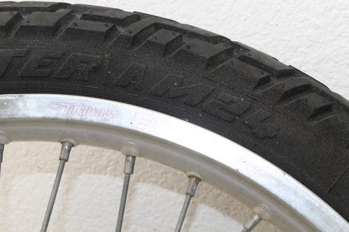 1996 Husaberg Fe350 Te350 Front Wheel Rim TIre W/ Rotor OEM