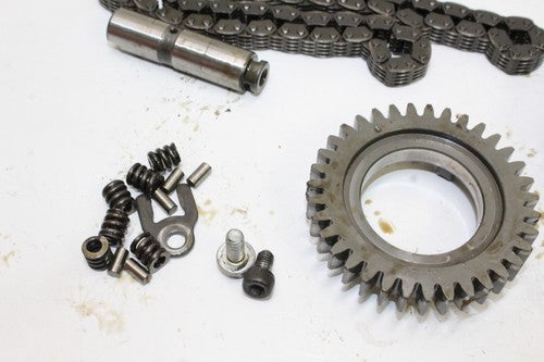 1993 Yamaha Virago 1100 Xv1100 Cam Chain With Guides & Gears W/ Springs OEM