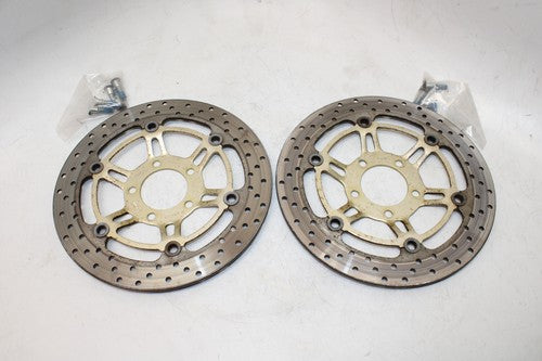 2000 Suzuki Katana 750 Gsx750f Front Left Right Brake Rotors Discs
