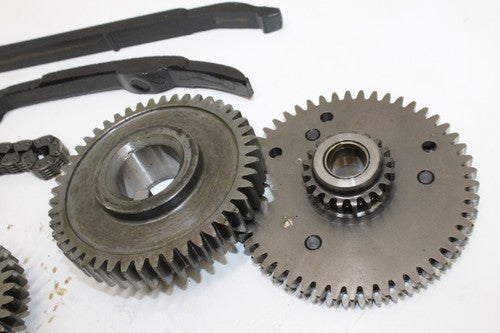 1993 Yamaha Virago 1100 Xv1100 Cam Chain With Guides & Gears W/ Springs OEM