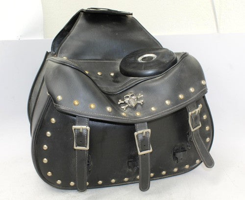 2001 Yamaha V Star 1100 Xvs1100 Custom Side Cargo Luggage Saddlebag Bag W/Stereo