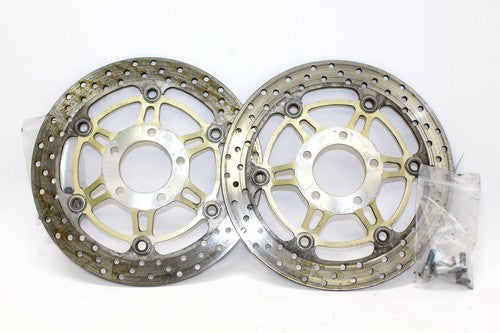 2002 Suzuki Sv650 Front Left Right Brake Rotors Discs