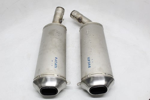 2008 Ducati 1098 848 EVO EXHAUST PIPE MUFFLER SLIP ON CAN SILENCER