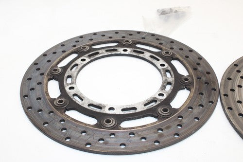 2002-03 Yamaha Yzf R1 Front Left Right Brake Rotors Discs 5jj-2581t-11-00 OEM