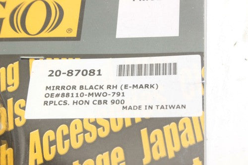 1997 Honda Cbr900rr OEM Replacement Mirror 20-87081