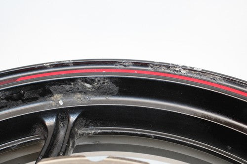 2010 Kawasaki Ninja 250r Ex250j Rear Back Wheel Rim With Rotor