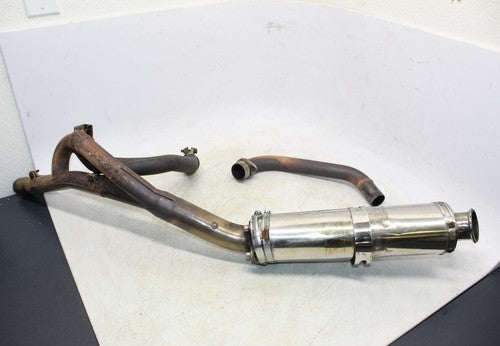 2004 Suzuki Sv650s Exhaust Pipe Muffler Slip On Can Silencer