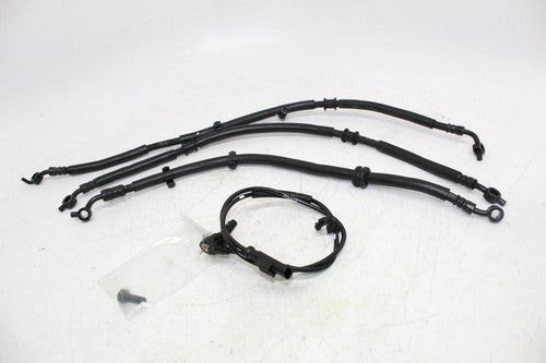 2013 Kawasaki Ninja Zx6r Zx636e Brake Caliper Hoses Lines And ABS Speed Sensor