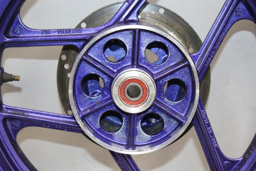 1995 Kawasaki Ninja 250r Ex250f Rear Back Wheel Rim With Rotor And New Tire