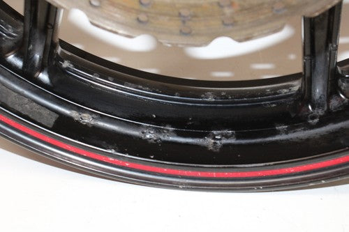 2010 Kawasaki Ninja 250r Ex250j Rear Back Wheel Rim With Rotor