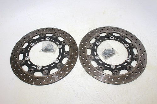 2005 Yamaha Yzf600r Front Left Right Brake Rotors Discs
