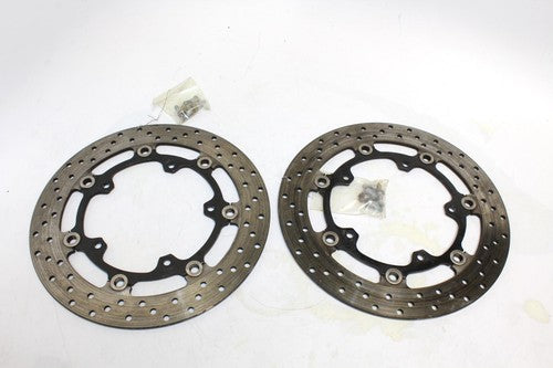 2005 YAMAHA YZF R6 FRONT LEFT RIGHT BRAKE ROTORS DISCS 5SL-2581T-00-00 OEM