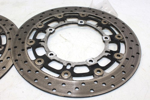 2007 Yamaha Yzf R6 Front Left Right Brake Rotors Discs
