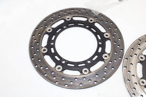 2002-03 Yamaha Yzf R1 Front Left Right Brake Rotors Discs 5jj-2581t-11-00 OEM
