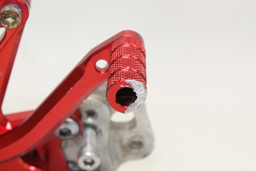 2007-08 Suzuki Gsxr1000 Right Driver Brake Foot Pedal W/ Bracket Mount