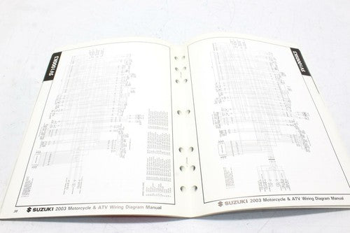 Suzuki Service Manual Book Motorcycle & ATV Diagram Manual K3 2003