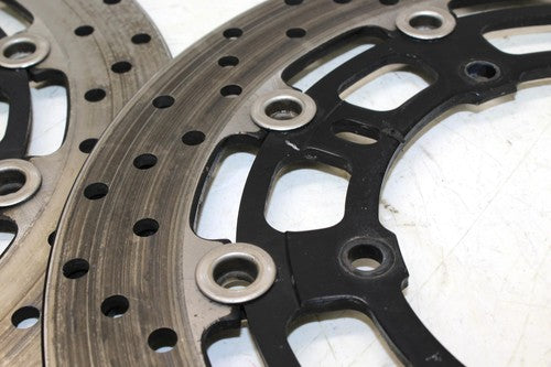 2007 Yamaha Yzf R6 Front Left Right Brake Rotors Discs