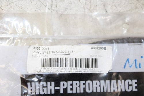 Black Vinyl Front Wheel Drive Speedometer Cable - 0655-0041 41.5''