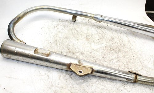 1978 Suzuki Gs400x Full Exhaust System Headers Pipe Muffler