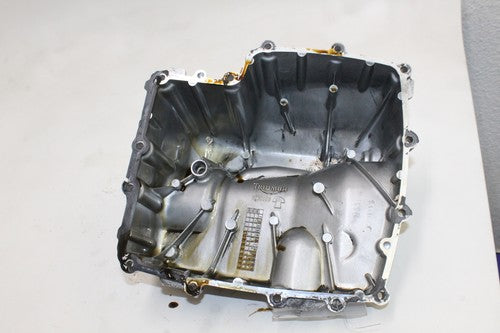 2012 Triumph Daytona 675 Engine Motor Bottom Oil Pan Cover OEM